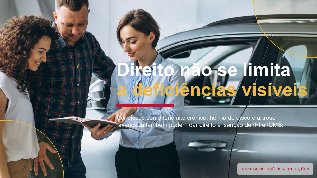 Direito não se limita a deficiências visíveis